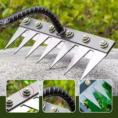 Rastrello da giardino in acciaio al carbonio – 5–8 denti